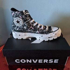 Converse high top platform.
